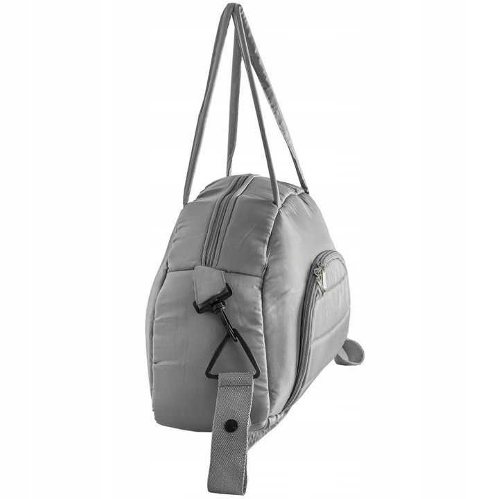 TORBA DO WÓZKA z paskiem organizer grey szary