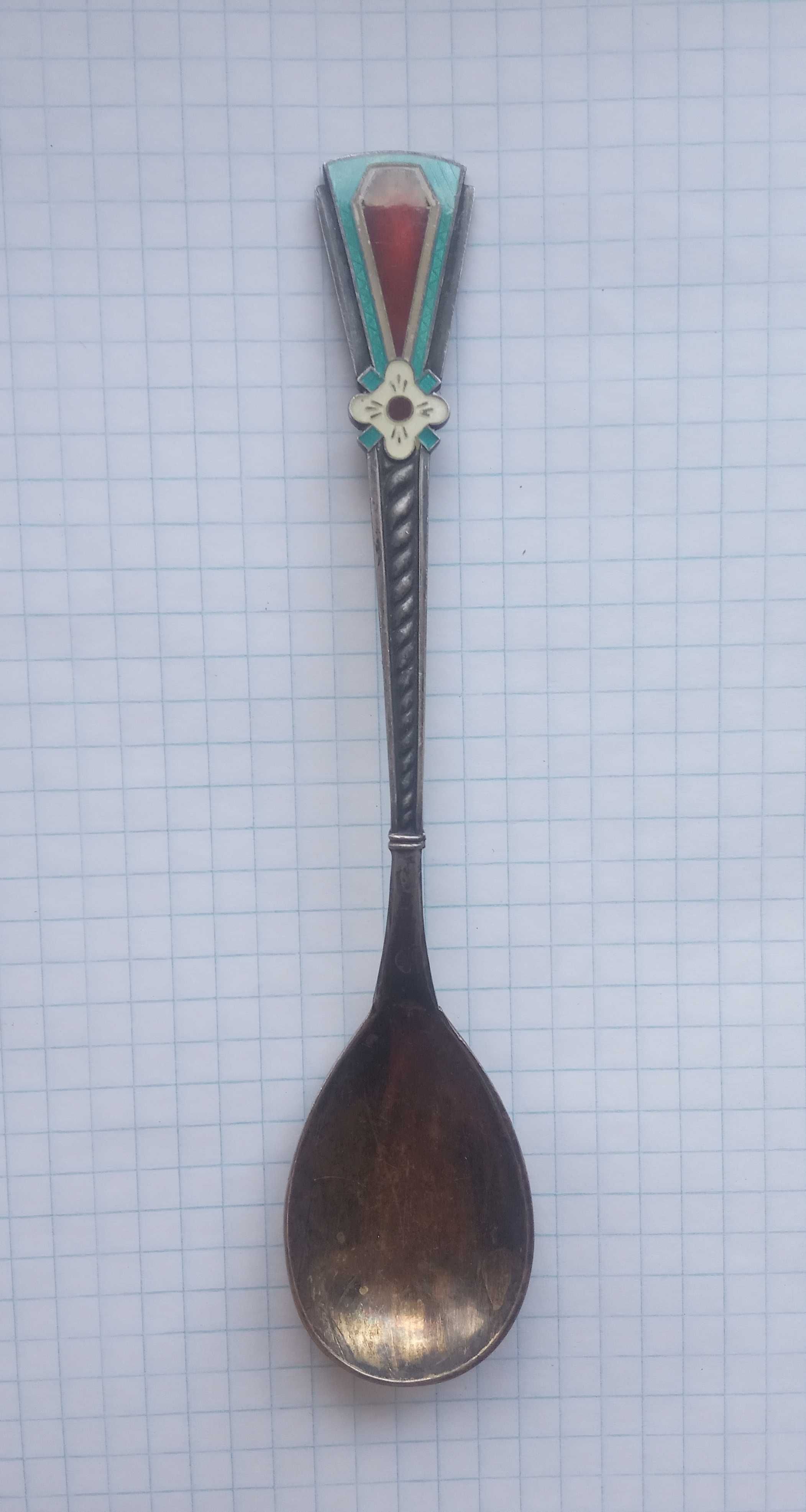 Ложка чайная, серебро.