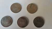 Monety 100 złotych 1990 r. - 5 sztuk