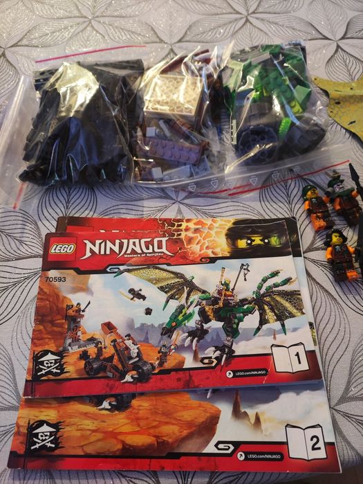Zestaw LEGO Ninjago - Zielony Smok NRG 70593