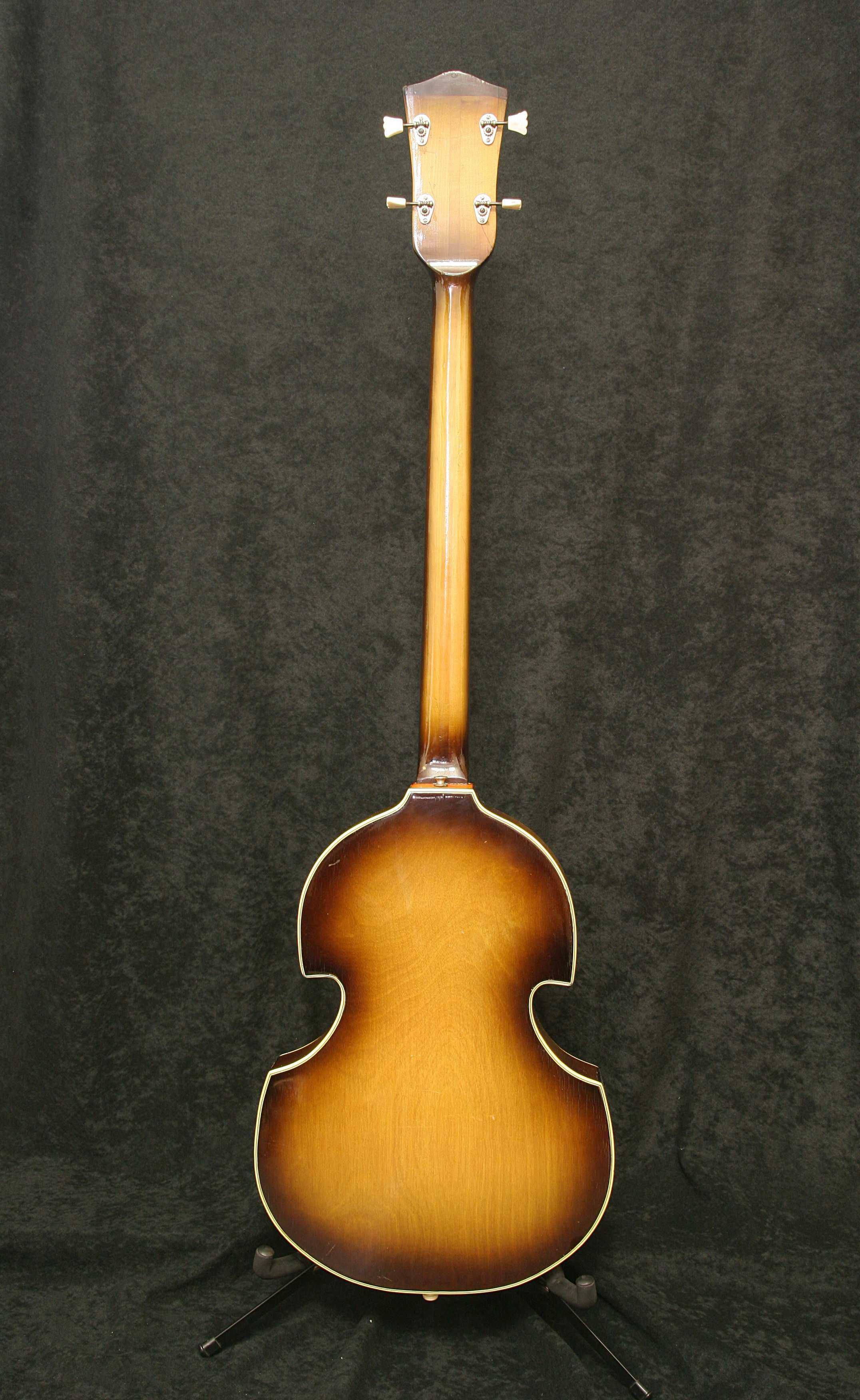 Elektryczna gitara basowa Huttl Beat Bass 1950's Sunburst
