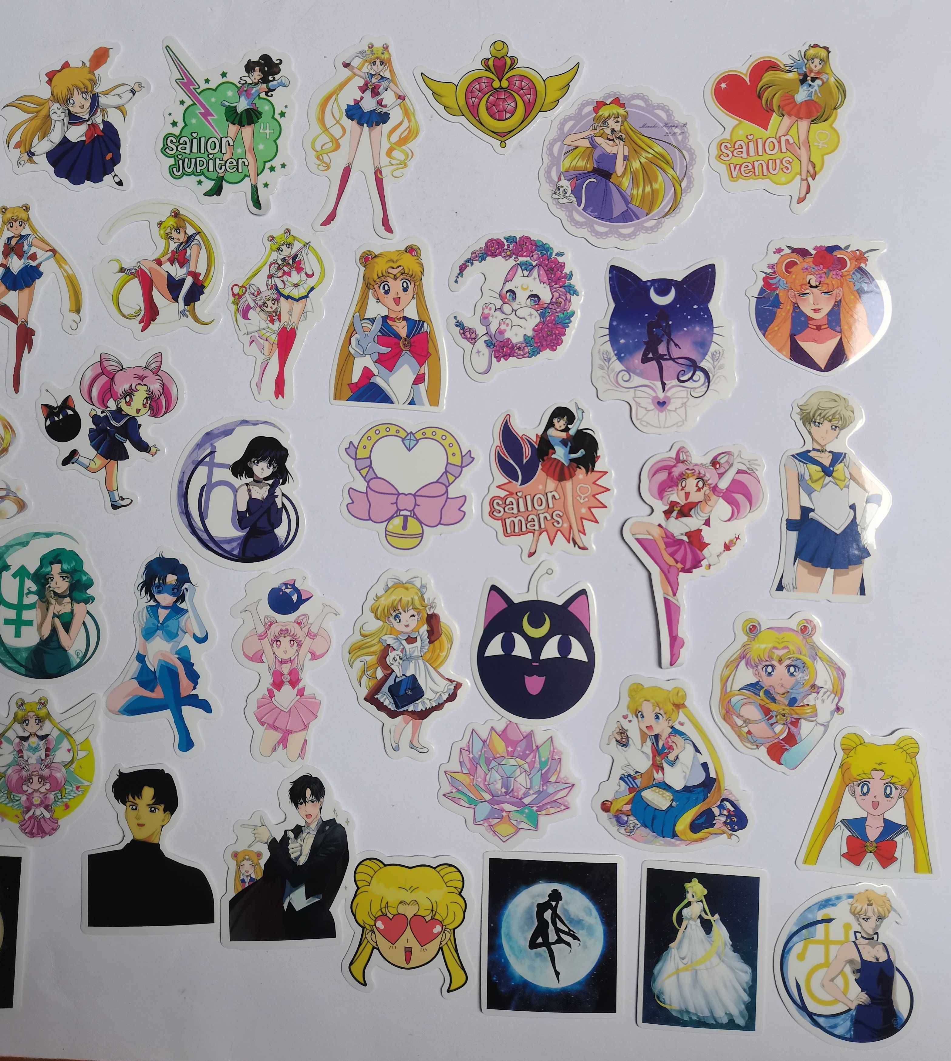 Sailor Moon Czarodziejka z Księżyca (anime) naklejki zestaw 50 szt [4]