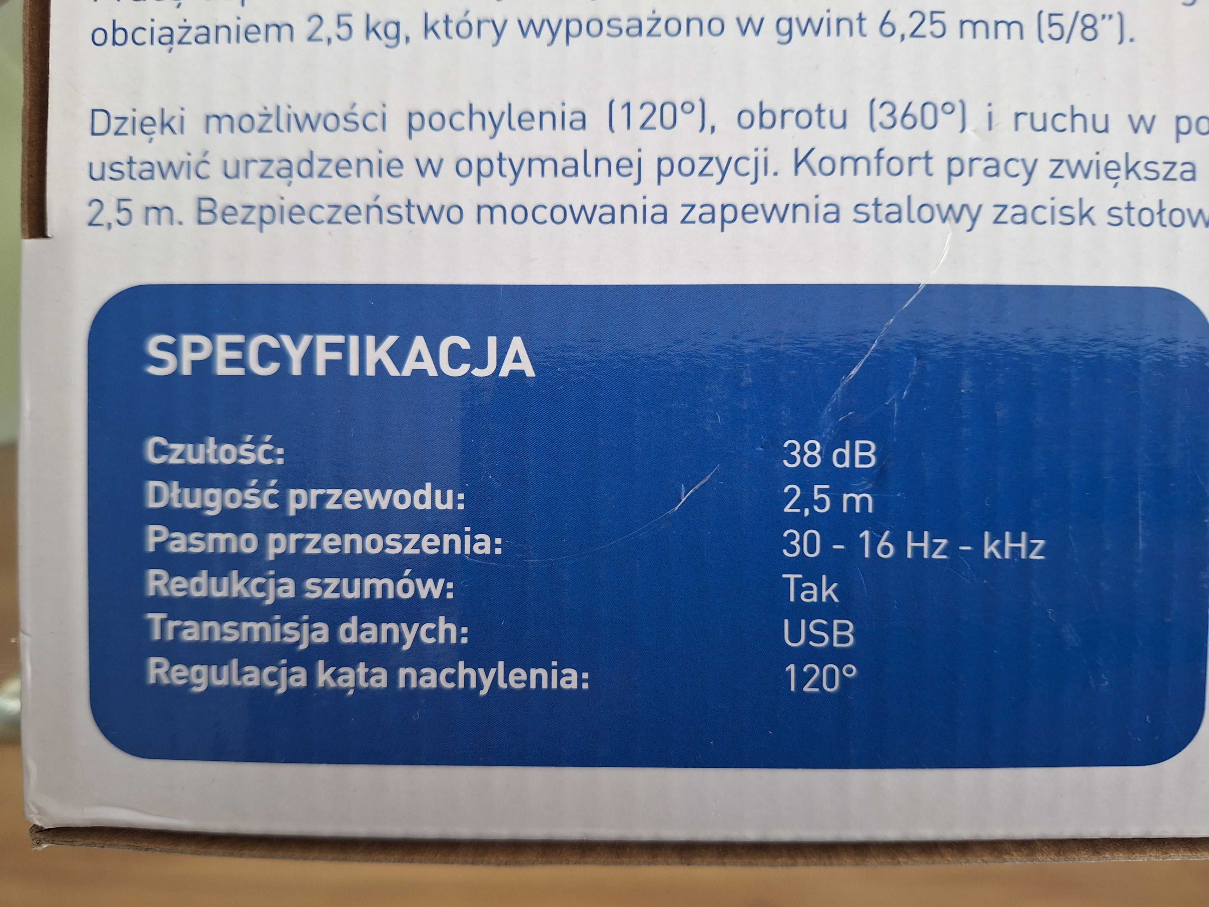 Mikrofon Pojemnościowy "REINSTON"