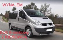 Wynajem.Przewóz osób. Bus 9-osobowy.
