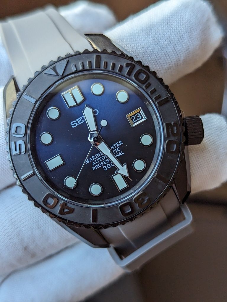 Seiko SPD mod yachmaster - marinemaster guma