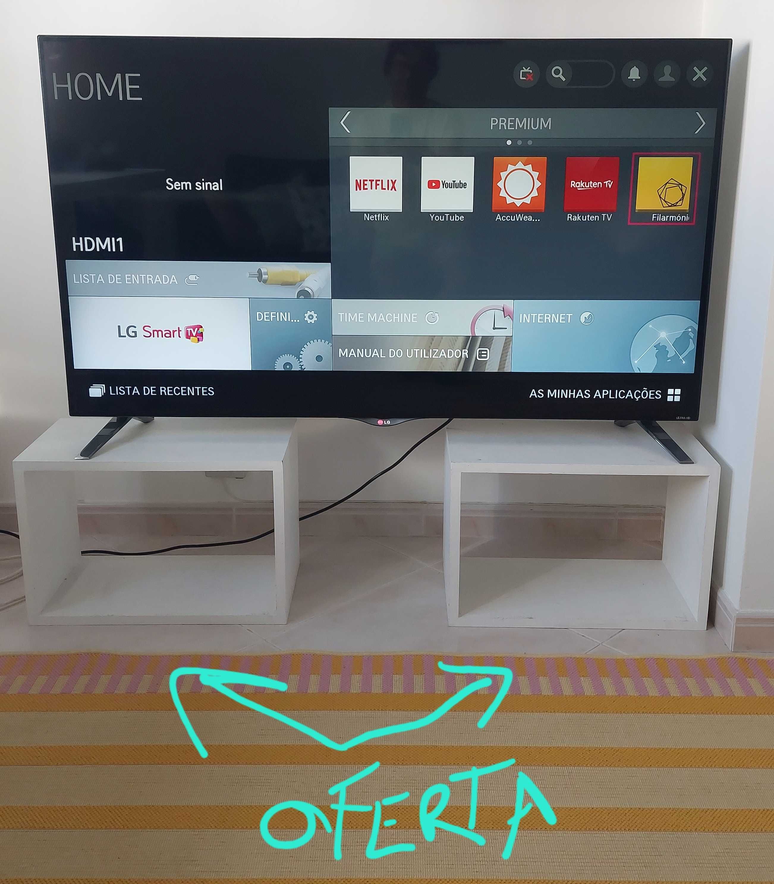 smart TVLG 55cm 4K ultra HD