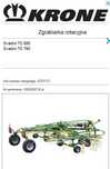 Instrukcja obsługi zgrabiarka KRONE swadro TC680, TC 760 PL