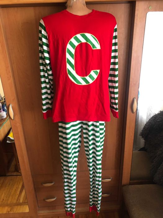 Пижама, комплект, костюм, 100% коттон, L. Striped. в ідеалі