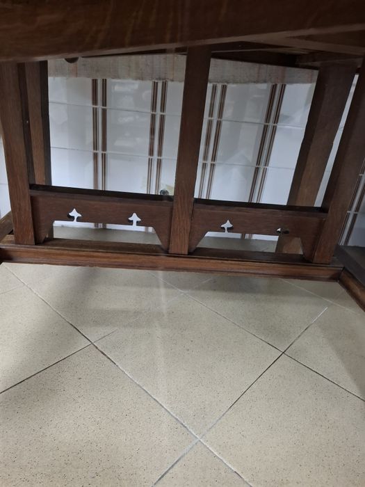 Mesa de madeira carvalho extensível