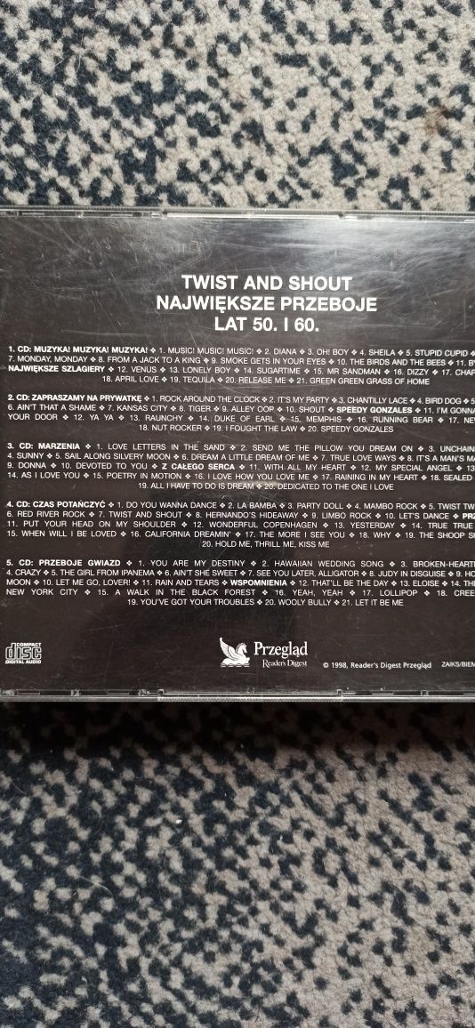 Płyty CD - 212 wykonawców na 18 płytach