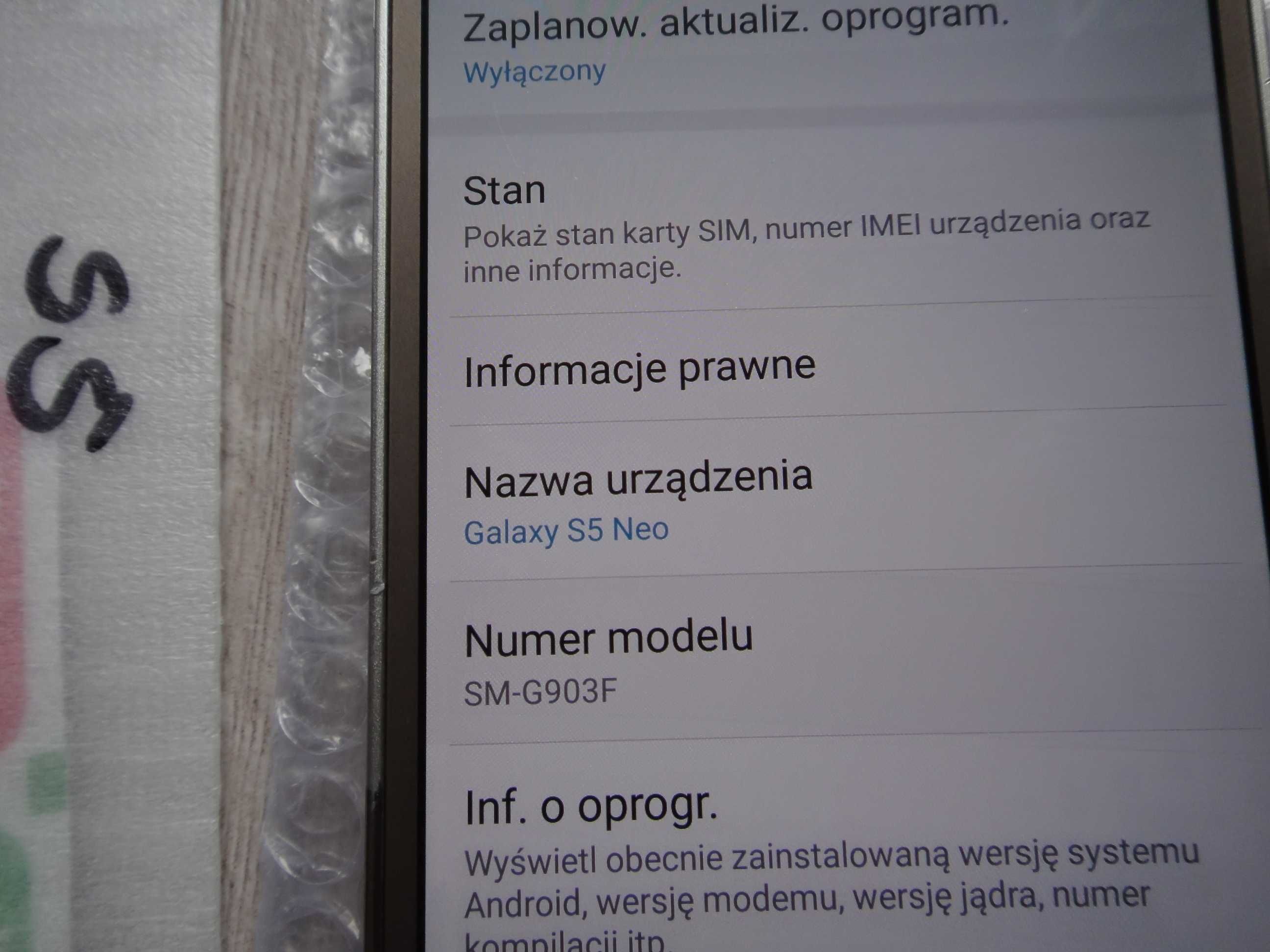 Samsung Galaxy S5 Neo Sm-G903 F