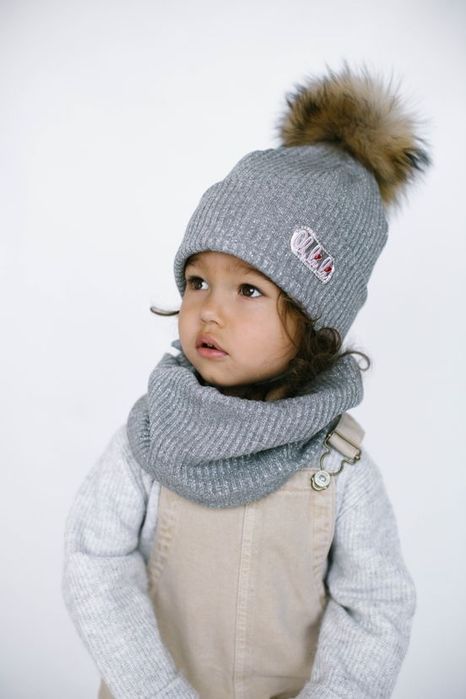 Набір шапка та хомут 46 розмір