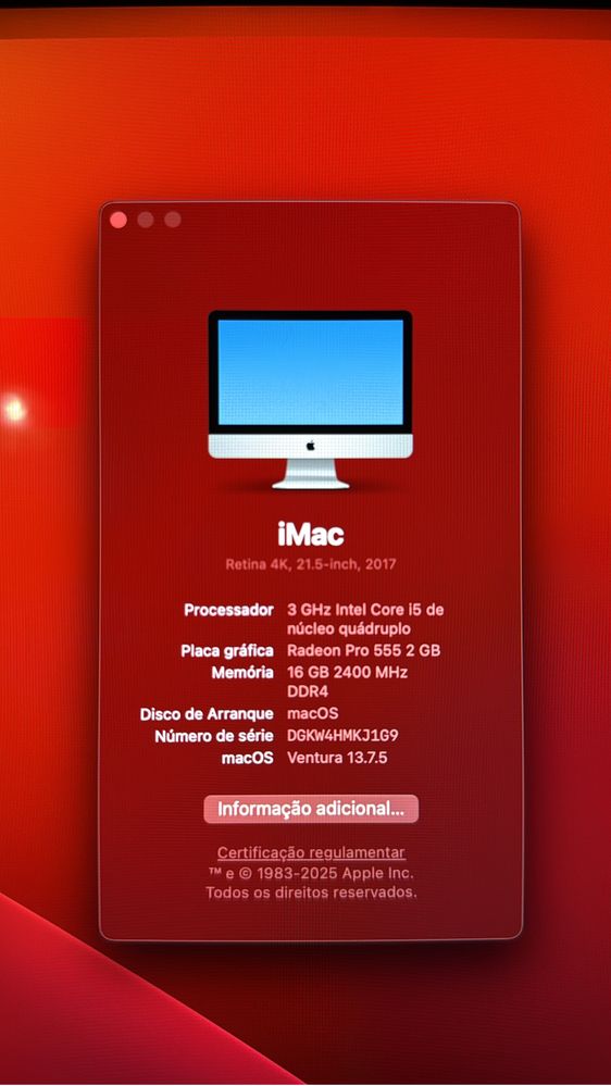 iMac 2017 em otimo estado