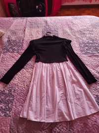 Vestido sweet branco e preto