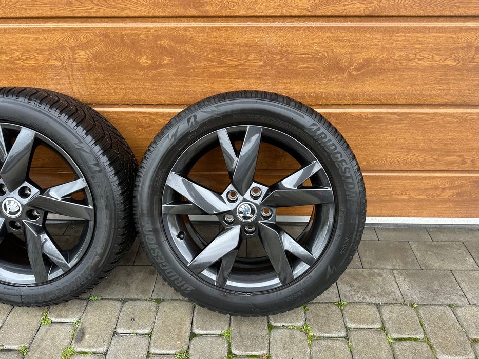 Oryginalne felgi z oponami Skoda Superb/Octavia 3 205/55/17 ET46