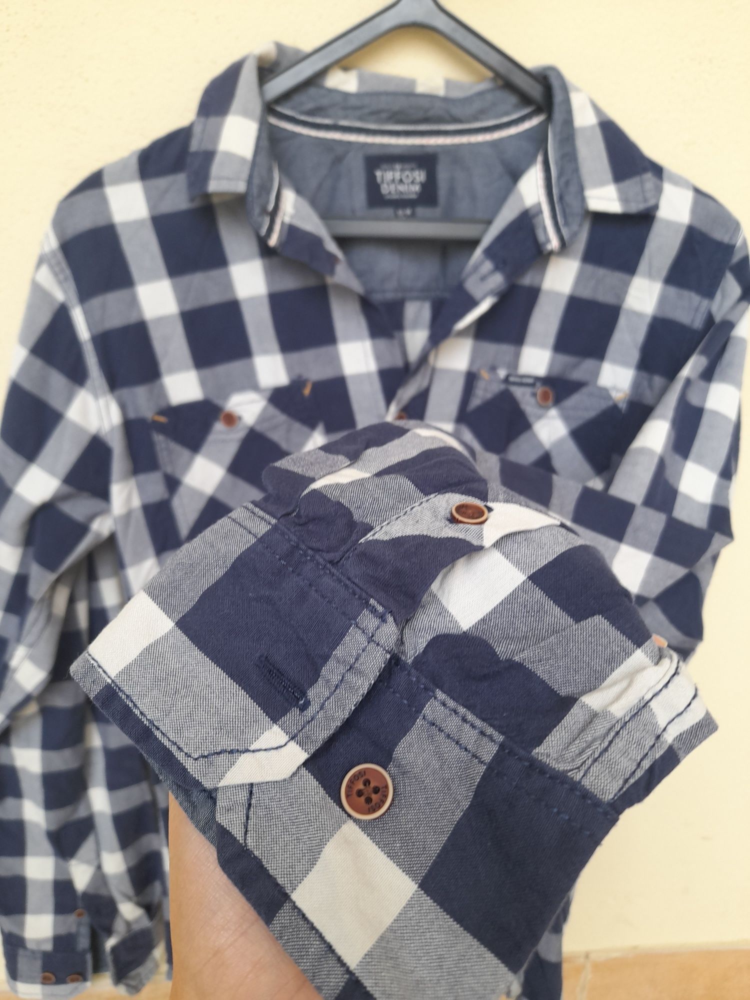 Camisa azul Tiffosi 13/14 anos S