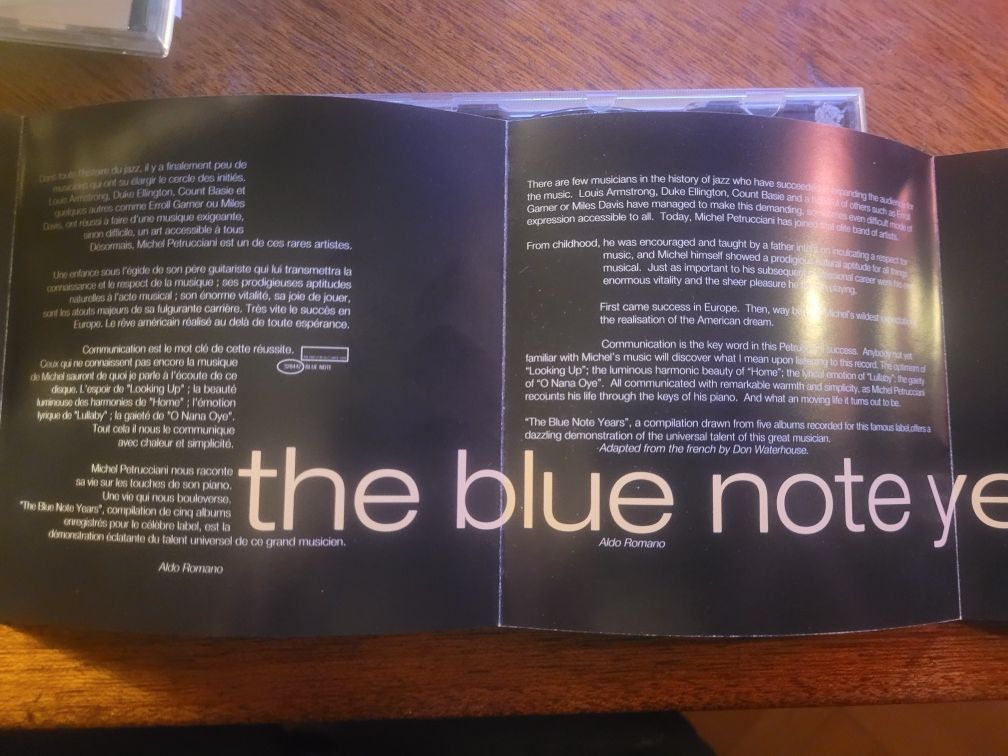 CD Michel Petrucciani The Blue Note Years 1993 EMI