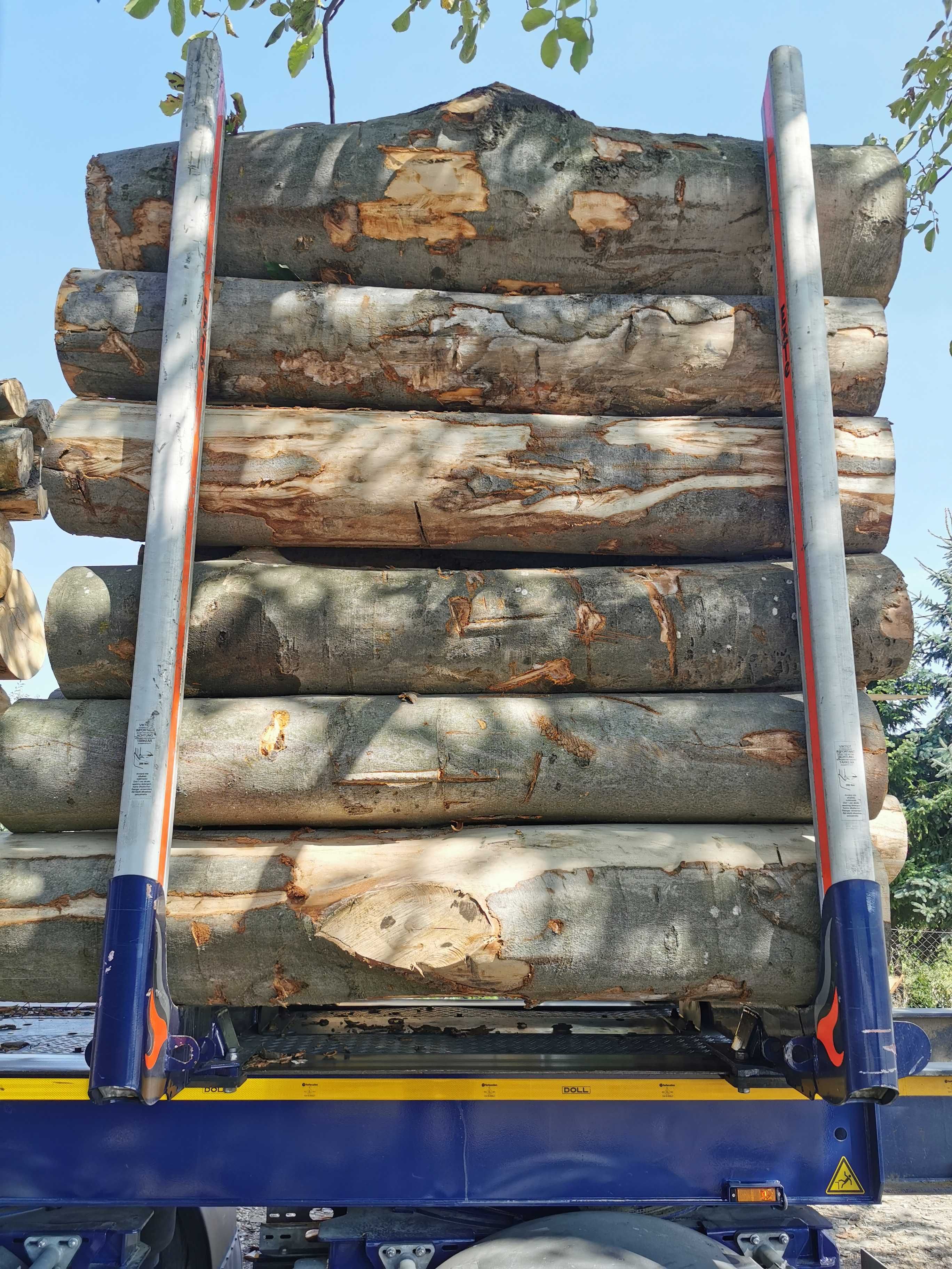 Drewno Opałowe Kominkowe Buk Grab Sezonowany Transport