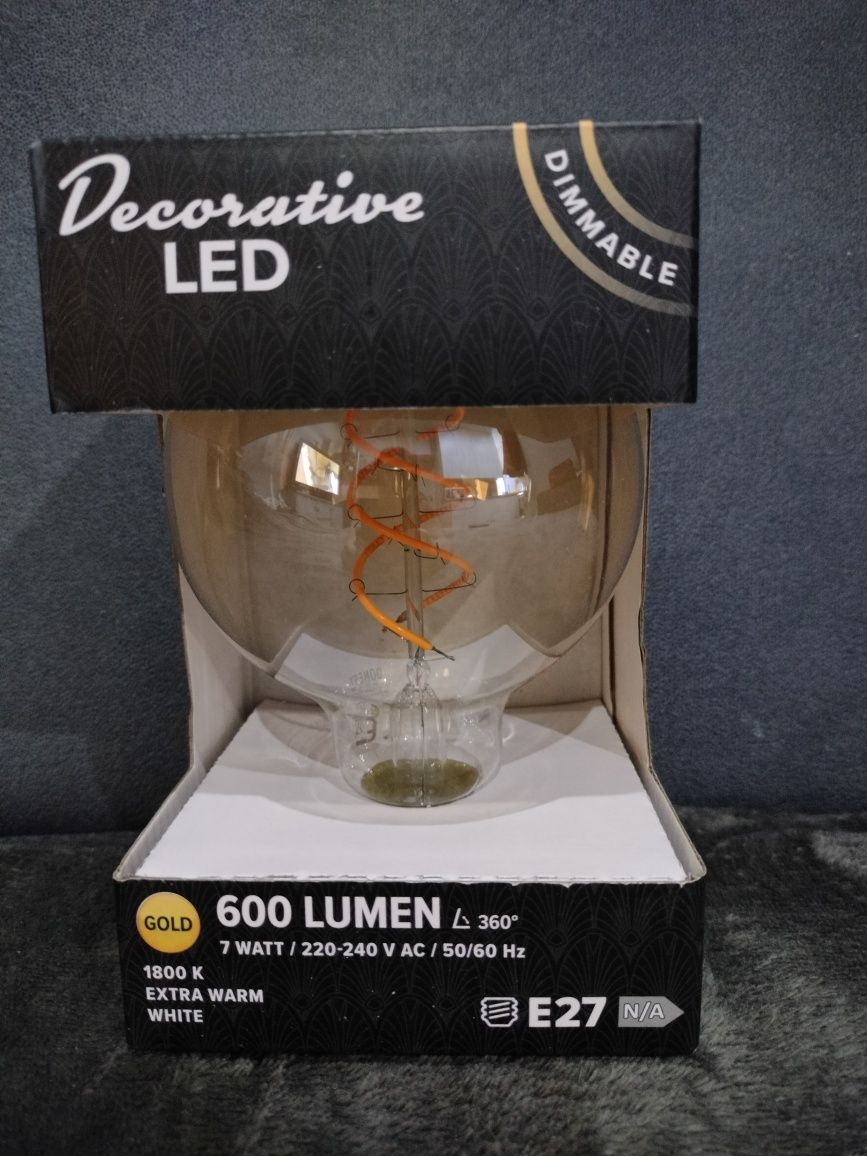 Żarówka LED z żarnikiem w stylu retro Eurodomest