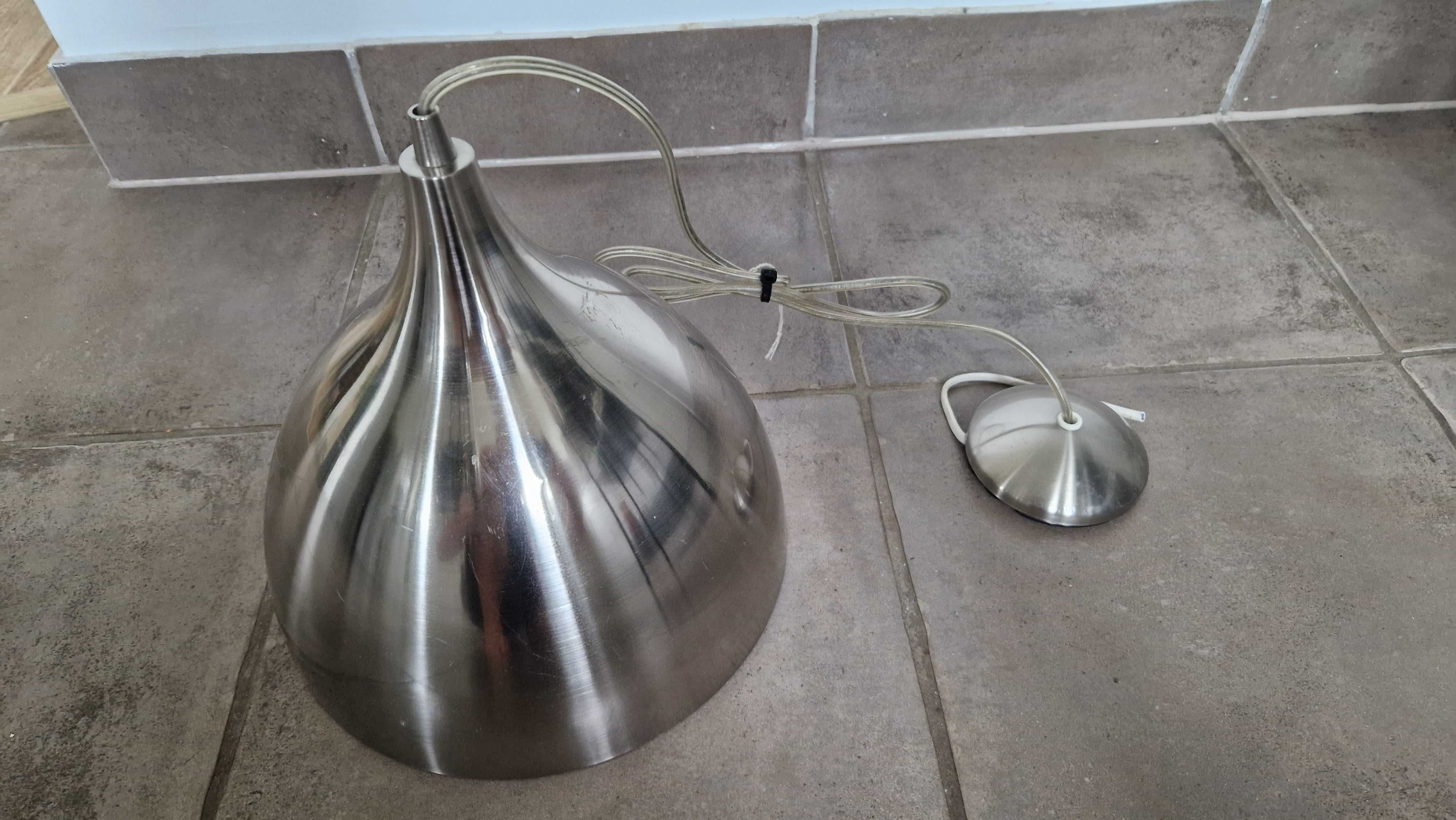 Lampa wisząca inox