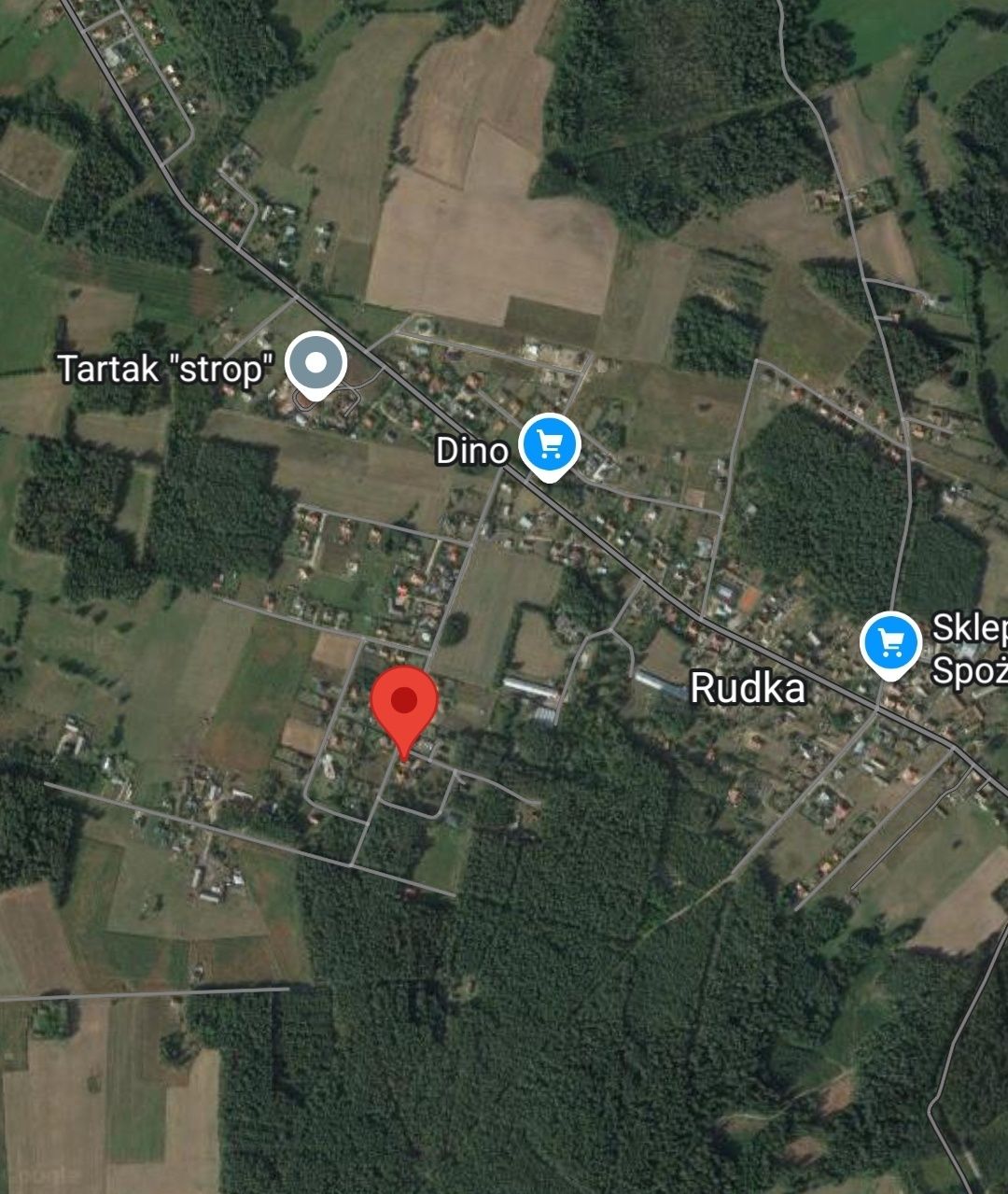 Działka budowlana w Rudce