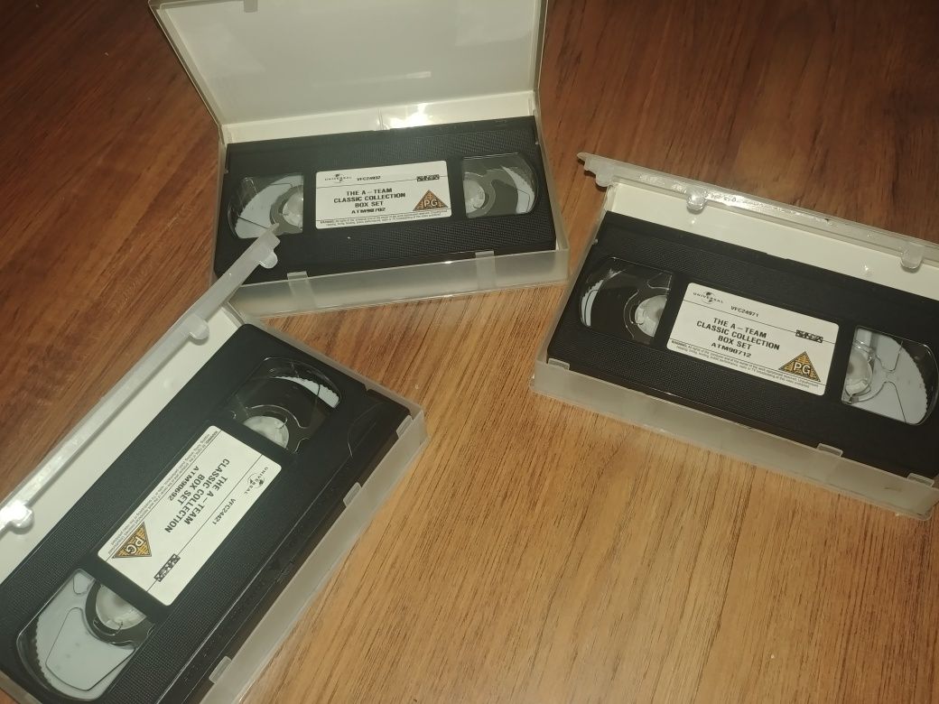Drużyna A 1-3 kolekcja klasyczna kasety VHS z 1983 roku