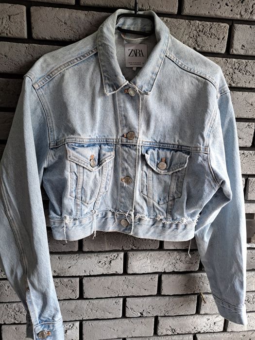 Jeansowa kurtka zara rozmiar xs