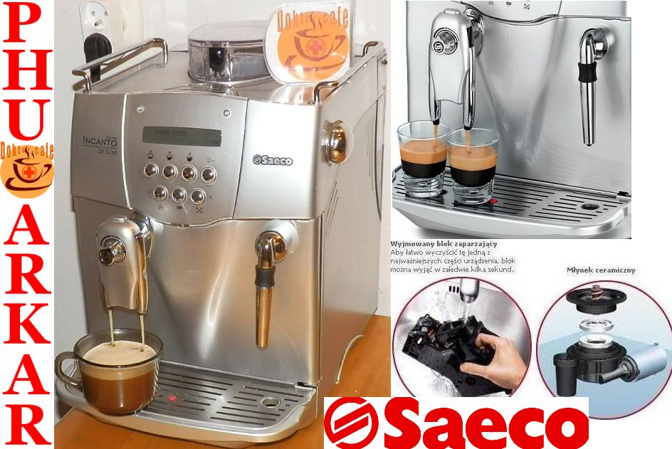 Automat ekspres kawy Saeco Incanto młynek ceramiczny serwis Wrocław
