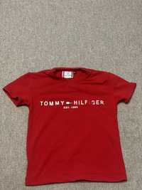 T-shirt czerwony Tommy Hilfiger rozmiar 104