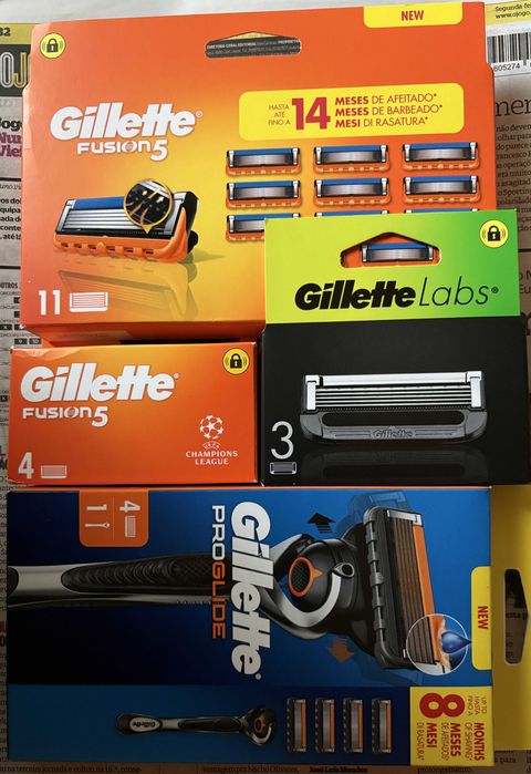 Vendo recargas Gillette 100% originais, novas, seladas e a Baixo Preço