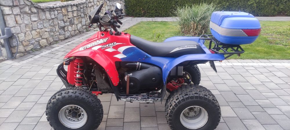 Quad Polaris Scrambler 500, 2012rok 8500km rok ubezpieczenie L7e  dyst