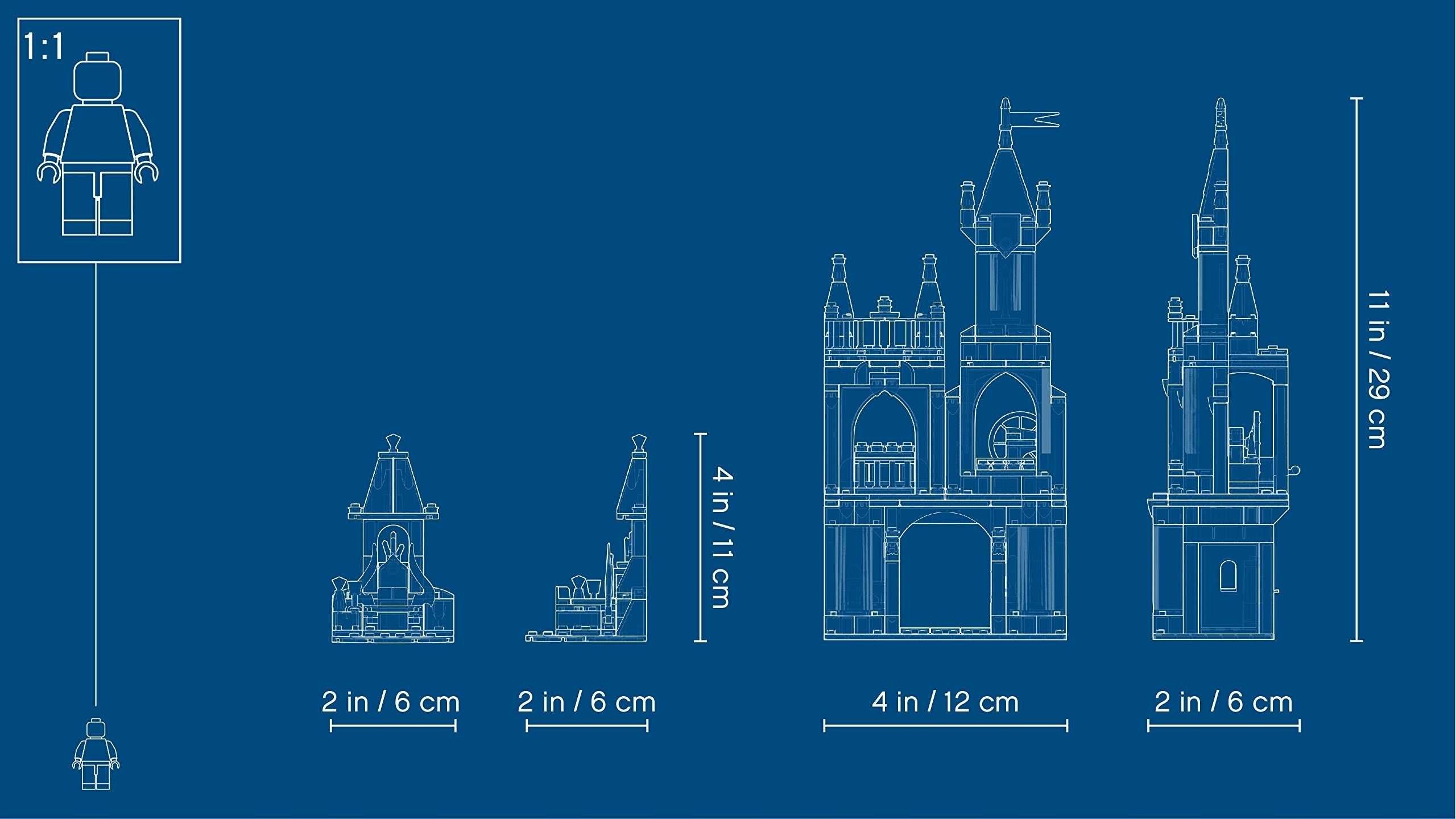 Nowe Klocki 322el - Disney ŚPIĄCA KRÓLEWNA jak LEGO 41152