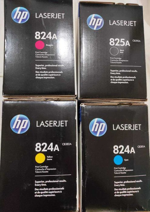 Новий запечатаний  картридж HP CB390A, CB381A, CB382A, CB383A