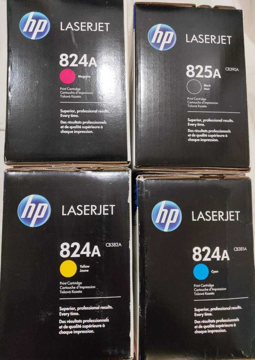 Новый запечатанный картридж HP CB390A, CB381A, CB382A, CB383A