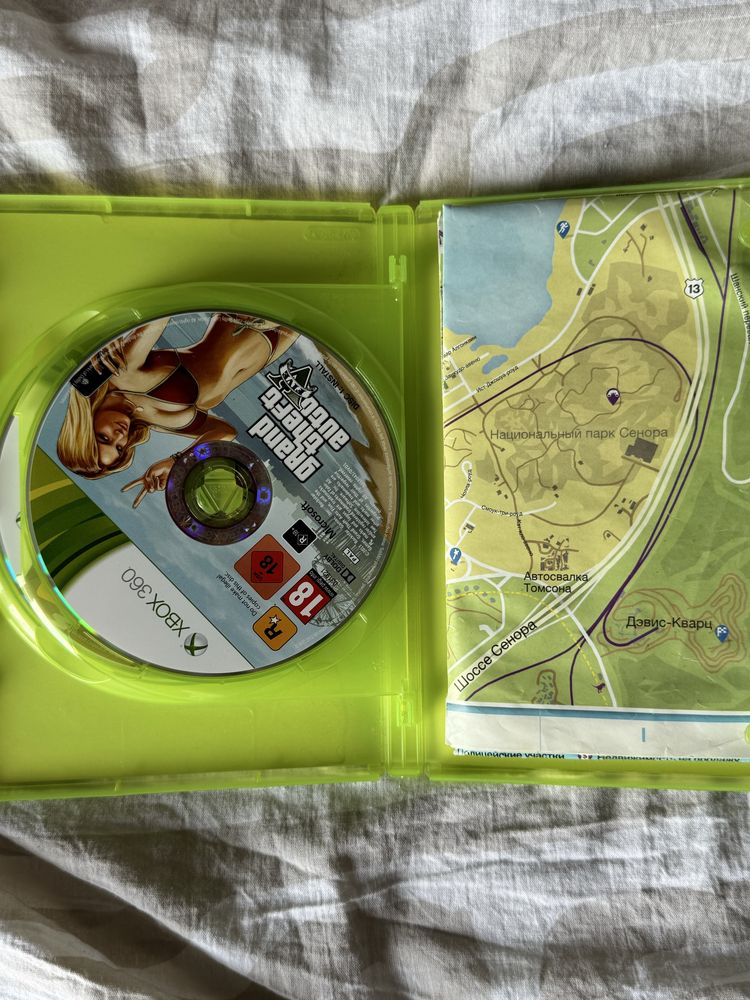 Диск ліцензія Gta 5 Xbox 360