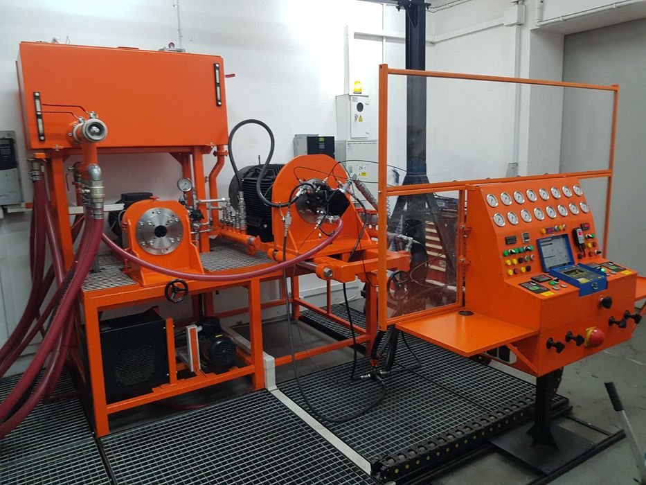Stanowisko testowe do sprawdzania pomp hydraulicznych 420 bar  55 KW