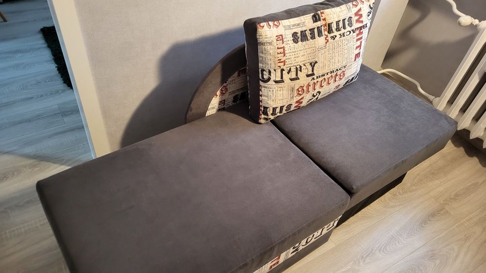 Łóżko, Fotel, amerykanka narożna