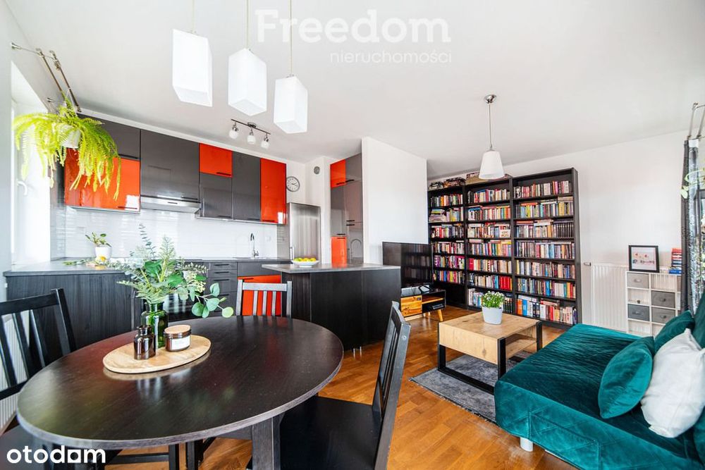 Nowoczesne 2 pokoje przy Metrze Szwedzka – 45 m².