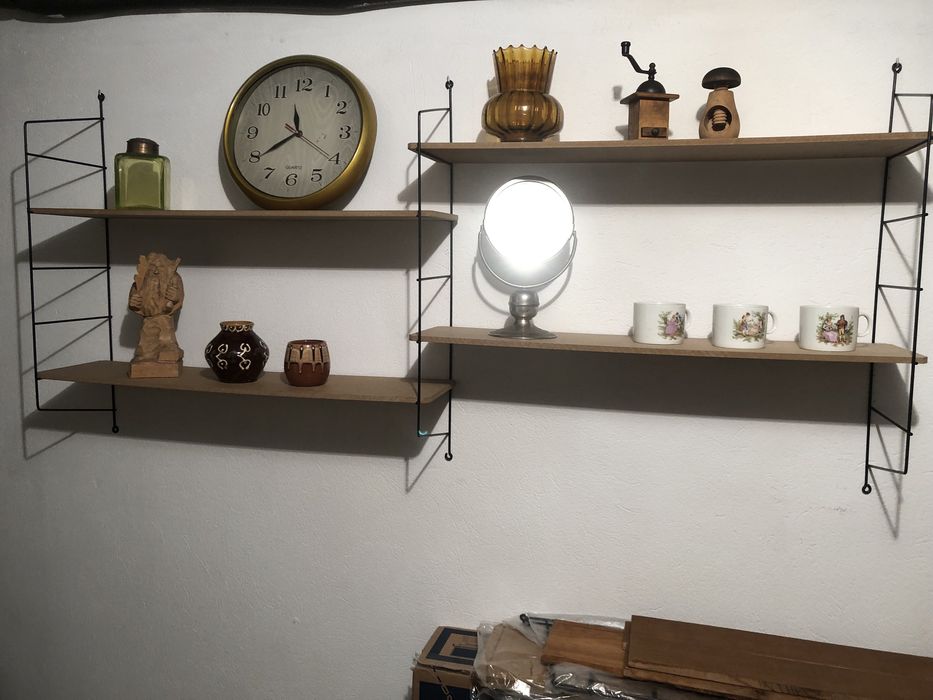 Regał połka strining ( string ) 3 szt ramki metal oryginalne i 4szt no