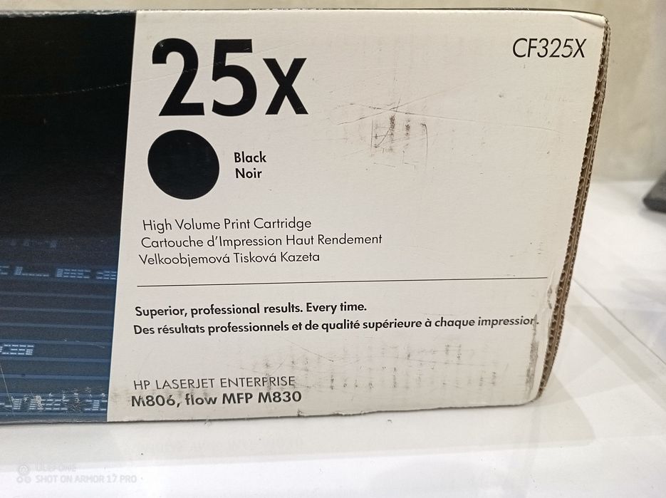 Картридж HP LJ 25X M830z/M806dn/M806x+ (CF325X)