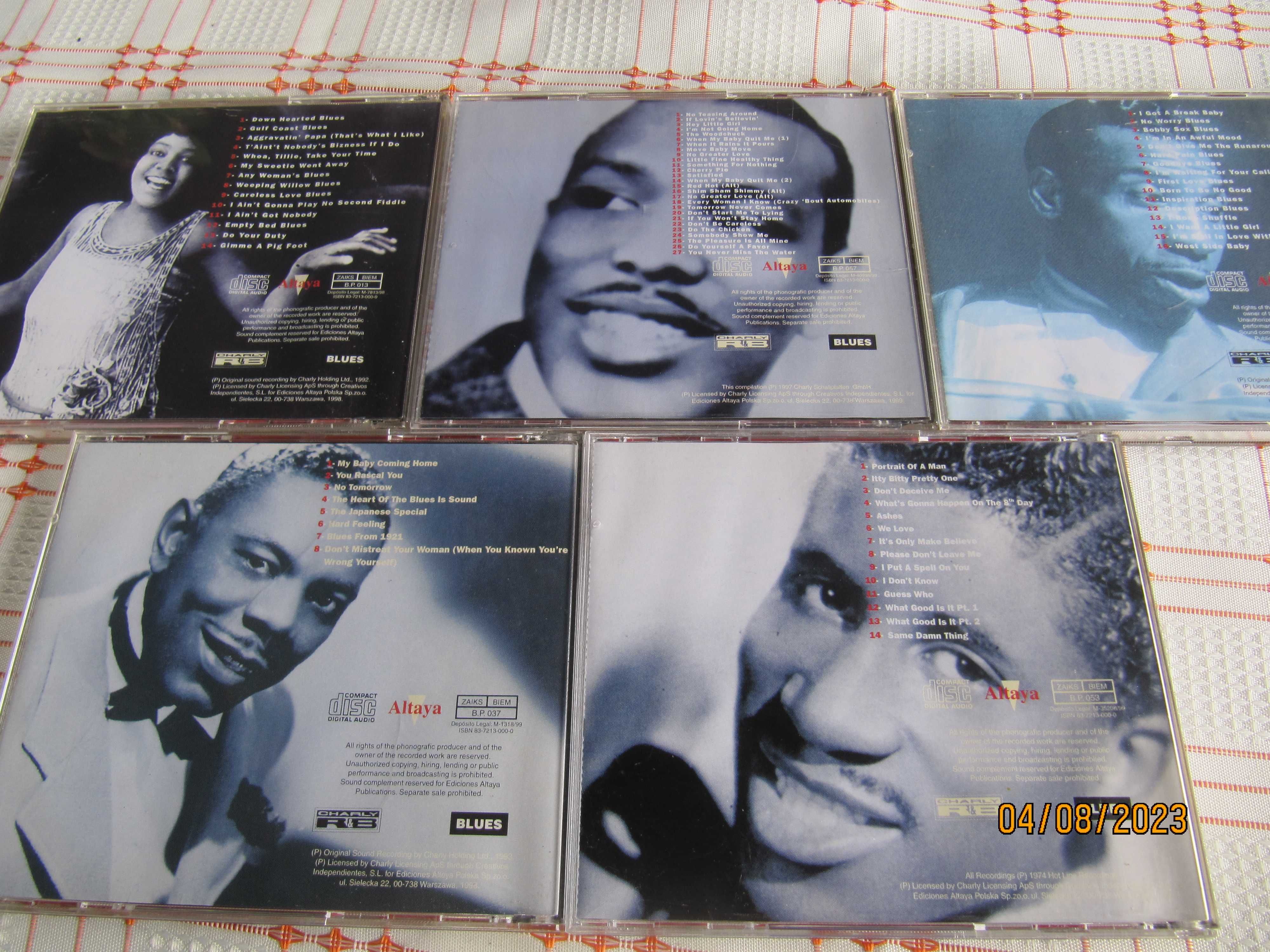 Zestaw 5 płyt CD - BLUES - 1 wydania 1998