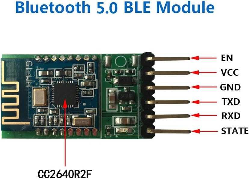 moduł bluetooth 5.0 ble z chipem cc2640r2f do arduino i diy