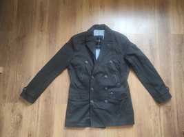 Płaszcz męski kurtka męska elegancka bawełna czarna Reserved rozmiar M