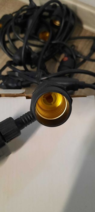 Girlanda 5m na żarówki E27 LED sznur zasilacz 24V 6W 27V