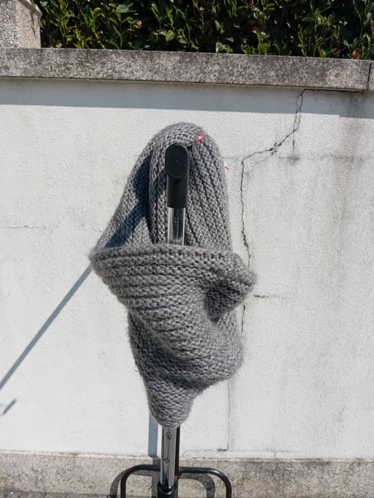 Gola de malha.  .