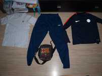 Zestaw sportowy nike adidas piłka nożna r.146 stan bardzo dobry!!