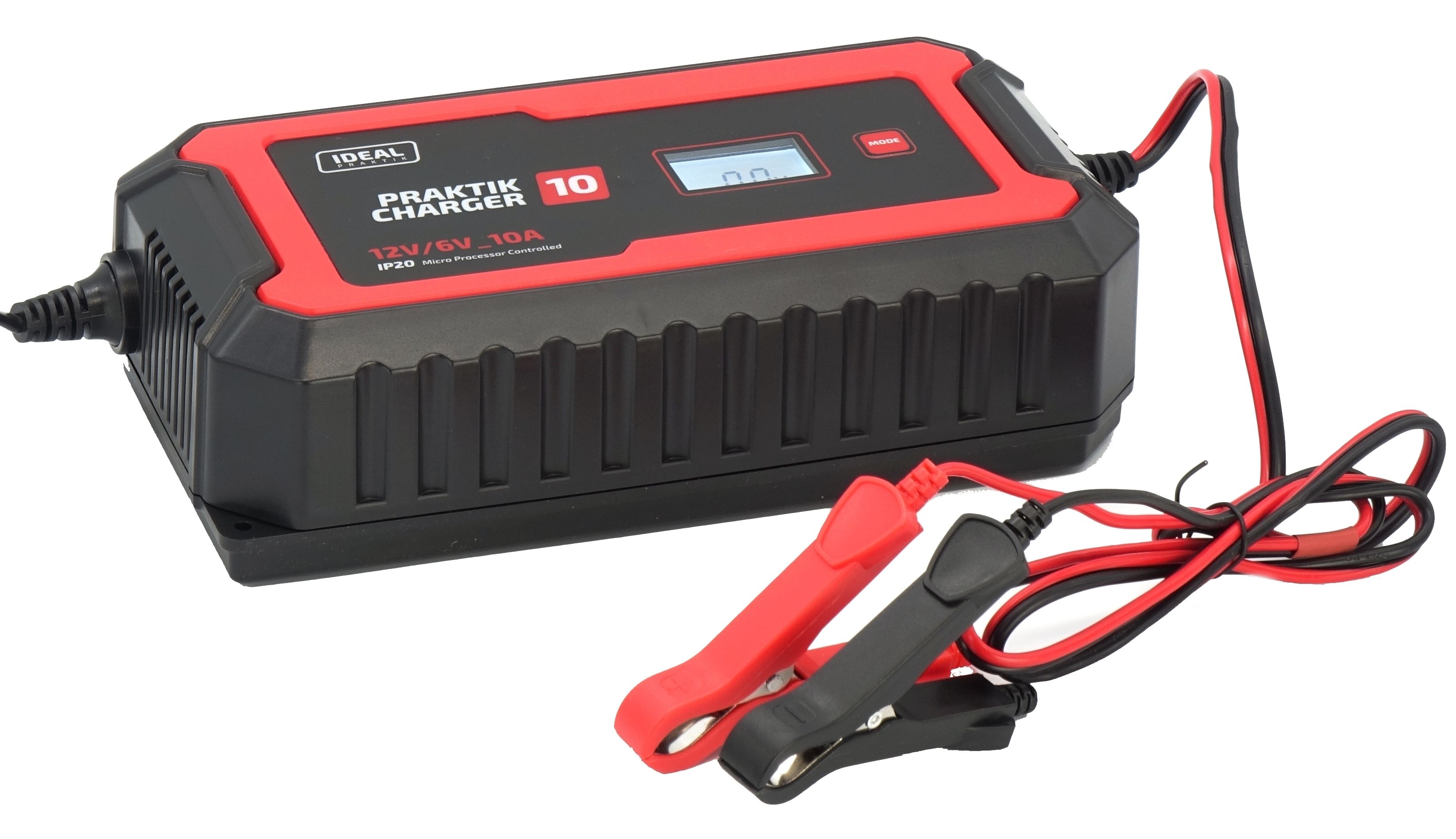 prostownik ideal praktik charger 10 lcd 6/12v automatyczny gel WET AGM
