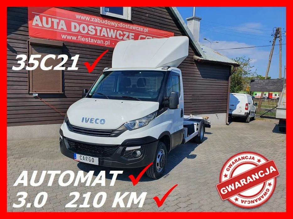 Iveco DAILY 35C21 3,0 210KM Automat  Rozstaw Osi 3,45m RAMA WIDELEC Klima Bliżniak PODWOZIE Do Zabudowy!