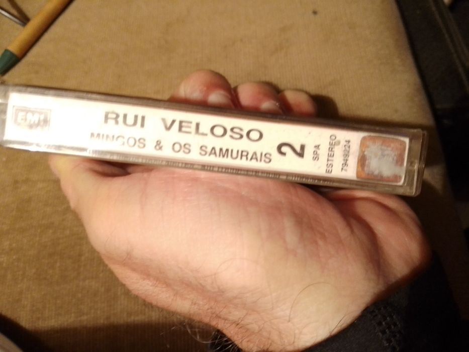 Cassete-Rui Veloso-Mingos e samurais-2-7E-Plasticina tiiras-7E Desde2E