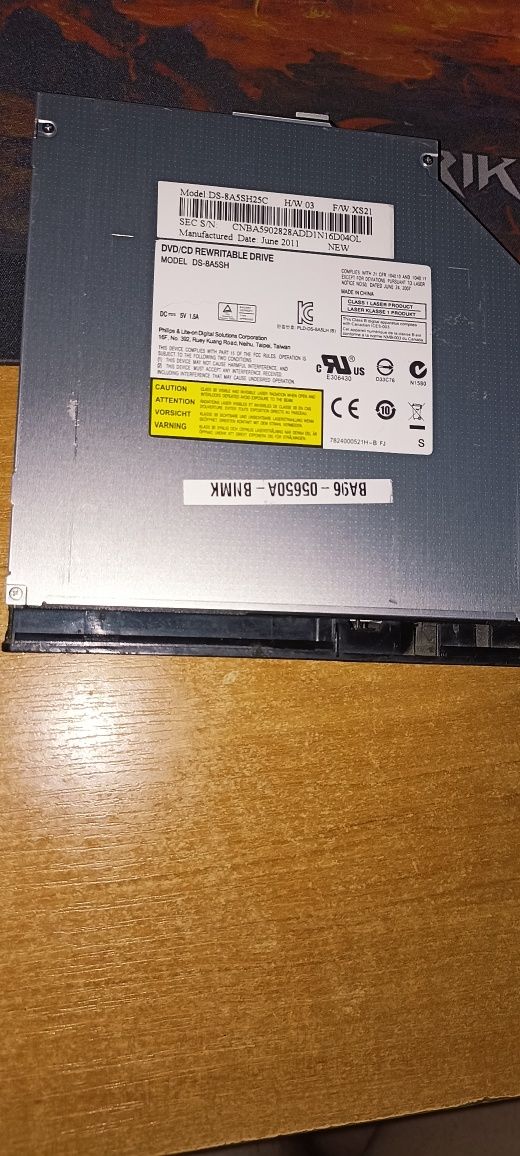 Оптический привод DVD-RW Lite-On DS-8A5SH25c